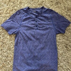 Rhone Heathered Indigo Short Sleeve Tee - Large